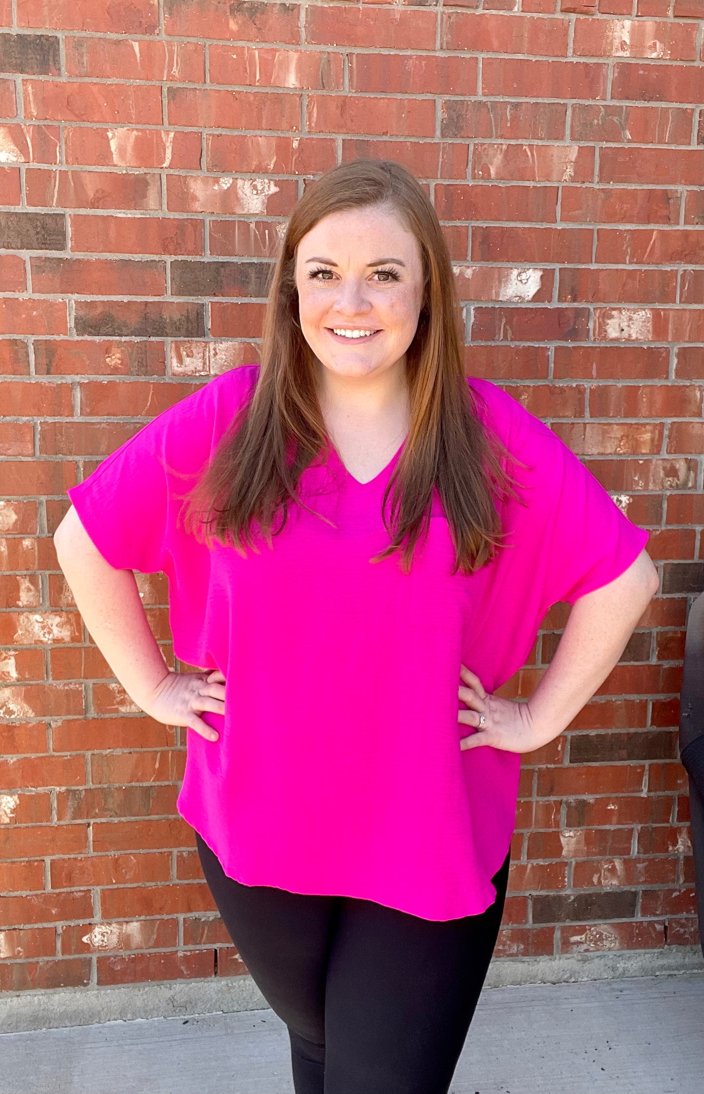 Neon Pink Carli Top