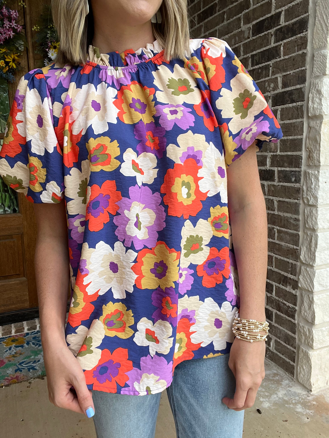 Sunshine Floral Top