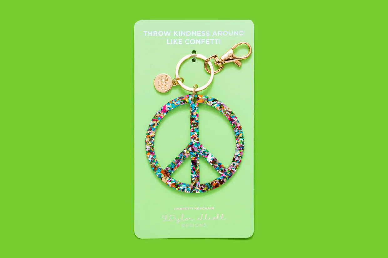 Peace Sign Keychain